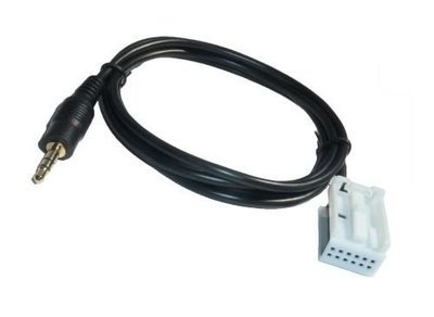 Aux kabel Adapter Passend Voor Mercedes Comand APS Audio 20 30 50 12 pin 