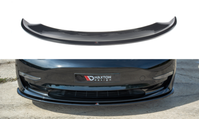 Tesla Model 3 Spoiler Voorspoiler Splitter Versie 1 Maxton Design