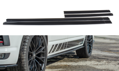Maxton Design Sideskirt Diffuser Geschikt Voor Volkswagen T6 Transporter 