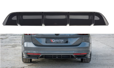 Maxton Design Rear Centre Diffuser Geschikt Voor Volkswagen Passat B8 R Line 