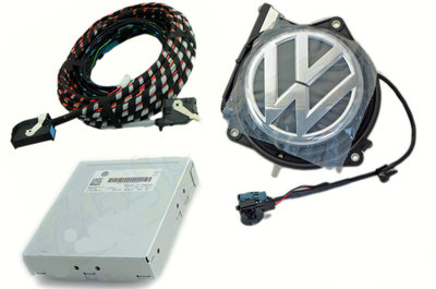 Volkswagen Golf 5 High Line Achteruitrijcamera klaplogo met bewegende  lijnen - uwautoonderdeel