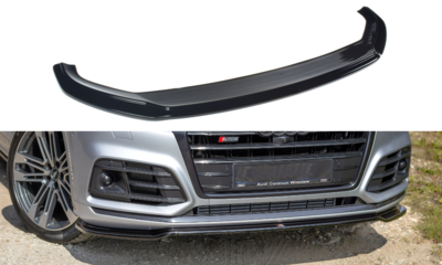 Maxton Design Audi Q5 S Line / SQ5 Voorspoiler Spoiler Splitter Versie 1 