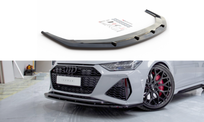 Maxton Design Audi RS6 C8 Voorspoiler Spoiler Splitter Versie 2