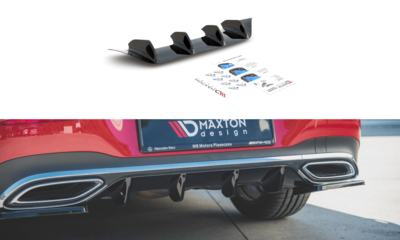 Maxton Design Mercedes CLA X118 Shooting Brake AMG Line Diffuser opzet stuk Valance