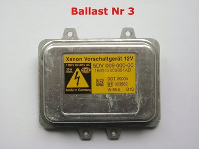 Hella ballast 5DV 009 000-00 Xenon ballast Volkswagen Scirocco