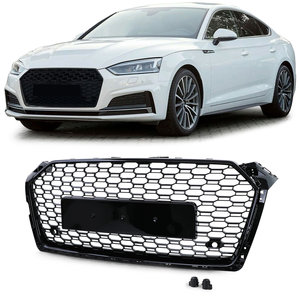 Audi A5 F5 Sport Grill Zonder Embleem RS5 Look Honingraat Hoogglans Zwart