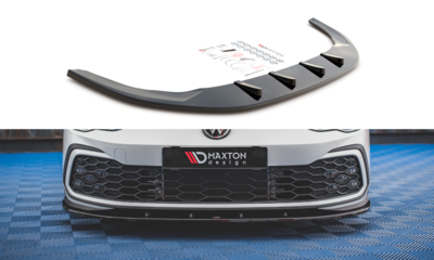 Maxton Design Volkswagen Golf 8 GTI / GTD / GTE Voorspoiler Spoiler Splitter Versie 1