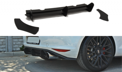  Maxton Design Geschikt Voor Volkswagen Golf 7 VII GTI Racing Centre Rear Side Splitters Diffuser