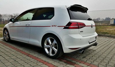 Maxton Design Geschikt Voor Volkswagen Golf 7 VII GTI / GTD Achterklep Dakspoiler Spoiler extention 