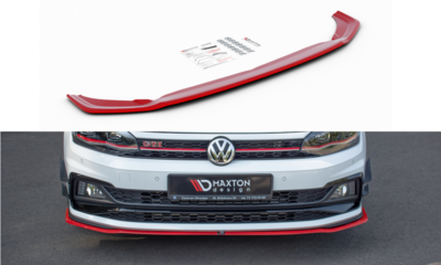 Maxton Design Voorspoiler Spoiler Splitter Versie 2 Geschikt Voor Volkswagen Polo 6 GTI 