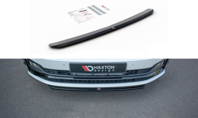 Maxton Design Voorspoiler Spoiler Splitter Versie 4 Geschikt Voor Volkswagen Polo 6 GTI 