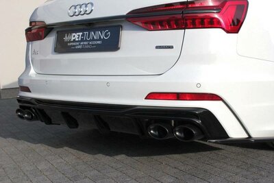 Maxton Design Audi A6 C8 S Line S6 Uitlaat Sierstuk Look Diffuser Splitter Spoiler