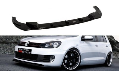 Maxton Design  Voorspoiler Spoiler Splitter Versie 1 Geschikt Voor Volkswagen Golf 6 GTI