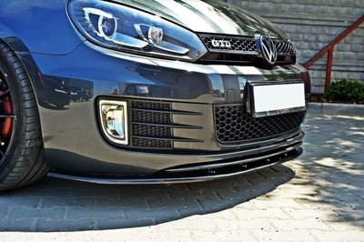 Maxton Design Voorspoiler Spoiler Splitter Versie 2 Geschikt Voor Volkswagen Golf 6 GTI 