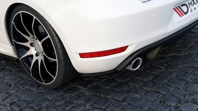 Maxton Design Rear Side Splitters Versie 1 Geschikt Voor Volkswagen Golf 6 GTI 