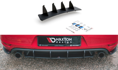 Maxton Design Racing Durability Rear Diffuser V.2 Geschikt Voor Volkswagen Golf 6 GTI 