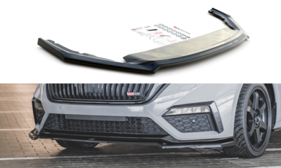 Maxton Design Skoda Octavia RS MK4 Voorspoiler Spoiler Splitter Versie 4