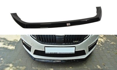 Maxton Design Skoda Octavia RS MK3 Voorspoiler Spoiler Splitter Versie 2