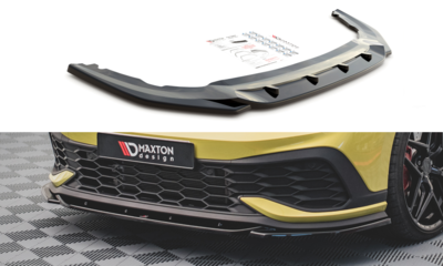 Maxton Design  Voorspoiler Spoiler Splitter Versie 2 Geschikt Voor Volkswagen Golf 8 GTI Clubsport