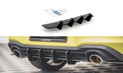 Maxton Design Racing Durability Rear Diffuser V.1 Geschikt Voor Volkswagen Golf 8 GTI Clubsport  