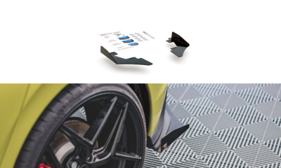 Maxton Design Rear Side Splitters Geschikt Voor Volkswagen Golf 8 GTI Clubsport 