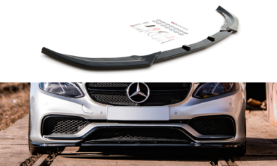 Maxton Design Mercedes E63 AMG W212 Facelift Voorspoiler Spoiler Splitter Versie 1