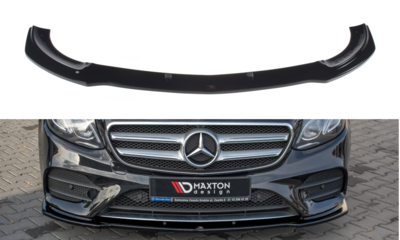 Maxton Design Mercedes E Klasse W213 AMG Line Voorspoiler Spoiler Splitter Versie 1
