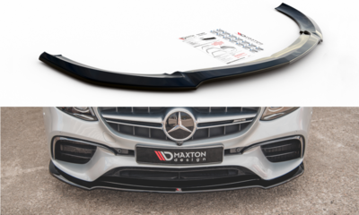 Maxton Design Mercedes E63 AMG W213 / S213 Sedan / Estate Voorspoiler Spoiler Splitter Versie 1