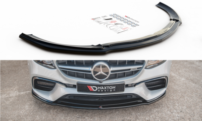 Maxton Design Mercedes E63 AMG W213 / S213 Sedan / Estate Voorspoiler Spoiler Splitter Versie 2