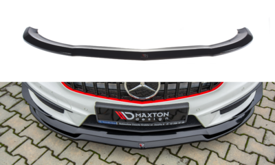 Maxton Design Mercedes A45 AMG W176 Voorspoiler Spoiler Splitter Versie 1