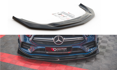 Maxton Design Mercedes A Klasse A35 AMG / AMG Line W177 Voorspoiler Spoiler Splitter Versie 3