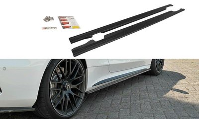 Maxton Design Mercedes C63 AMG Coupe C205 Sideskirt Diffuser Versie 1