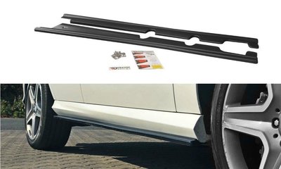 Maxton Design Mercedes GLE W166 AMG Line Sideskirt Diffuser Versie 1