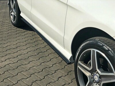 Maxton Design Mercedes GLE W166 AMG Line Sideskirt Diffuser Versie 1
