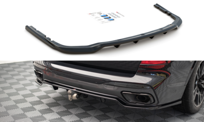 Maxton Design Bmw X7 M Pack G07 Spoiler Rear Centre Diffuser Vertical Bar