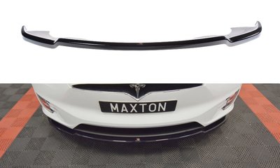 Maxton Design Tesla Model X Voorspoiler Spoiler Splitter Versie 1