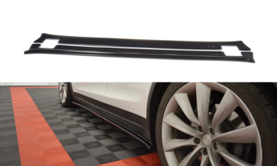 Maxton Design  Tesla Model X Sideskirt Diffuser Versie 1