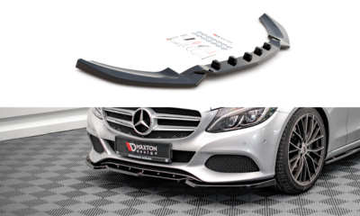 Maxton Design Mercedes C Klasse W205 Voorspoiler Spoiler Splitter Versie 1