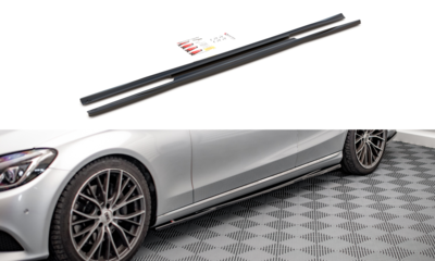 Maxton Design Mercedes C Klasse W205 Sideskirt Diffuser Versie 1