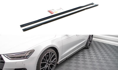 Maxton Design Audi A7 C8 Sideskirt Diffuser Versie 1