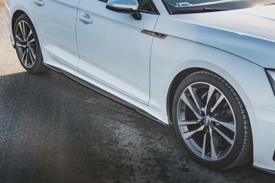 Maxton Design Audi S5 / A5 F5 S Line Facelift Side Skirts Diffuser Versie 1 