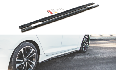 Maxton Design Audi A5 F5 S-line Sportback Facelift Sideskirt Diffuser Versie 1 