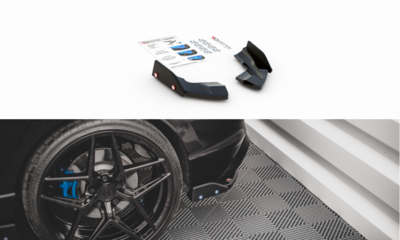 Maxton Design Rear Side Splitters Versie 2 Flaps Geschikt Voor Volkswagen Golf 8 R