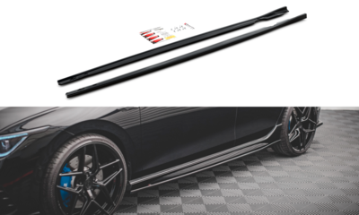 Maxton Design Volkswagen Golf 8 R Sideskirt Diffuser Versie 2