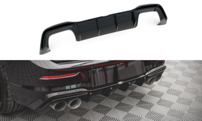Maxton Design Rear Valance Spoiler Versie 2 Geschikt Voor Volkswagen Golf 8 R 