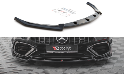 Maxton Design Mercedes CLA 45 AMG AERO C118 Voorspoiler Spoiler Splitter Versie 2