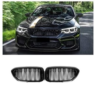 Passend Voor Bmw 5 Serie G30 G31 M5 Sport Nieren / Grill  Hoogglans Zwart M Performance