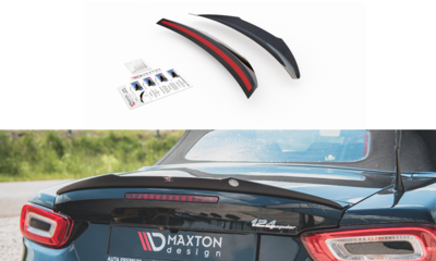 Maxton Design Fiat 124 Spider Abarth Achterklep Spoiler Extention Versie 1