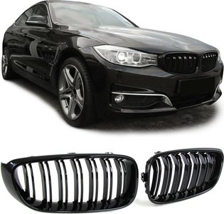 Passend Voor Bmw 3 Serie GT F34 Grill Nieren Glans Zwart M3 Look Styling Dubbele Spijl Gran Turismo