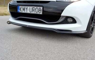 Maxton Design Renault Clio Mk3 RS Facelift Voorspoiler Spoiler Splitter